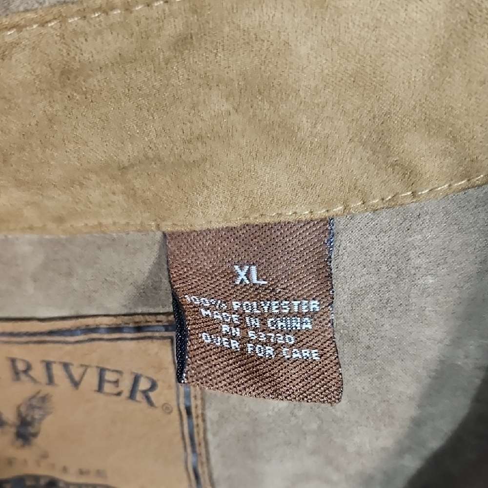 North River Men's XL Button-Up Shirt Olive Green (NOT Tan) - Picture 3 of 8